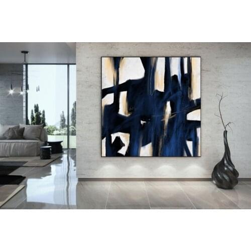 Extra Large Wall Art Minimal Abstract Painting Contemporary Canvas Painting Canvas Art Huge Living Room Painting Wall Decor