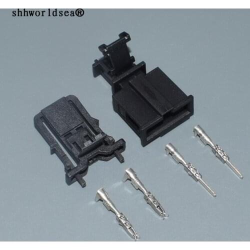 Shhworldsea 2Pin Car Plug for License plate lamp Car door connector 3B0 972 712 3B0972712 1J0 971 972 1J0 971972