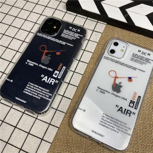 High quality Street clear soft case for iphone 12 mini 11 pro x xs max xr 8 7 6 6s plus SE 2 silicon phone cover OFF coque funda