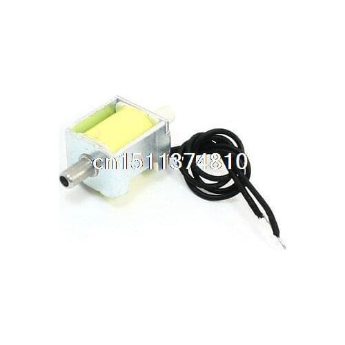 3mm to 3mm Tube Gas Valve Solenoid Electromagnet DC 5V 0.4-0.5kgf/cm2