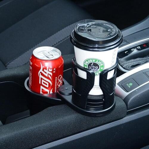Universal Car Cup Holder Expander Adapter 2 in 1 Multifunctional Dual Cup Mount Extender Organizer for Vehicles