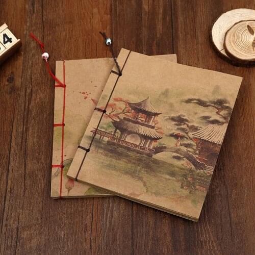 Chinese style notebook tassel notebook handmade vintage cowboy book