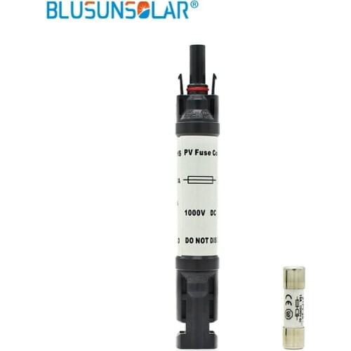 10 PCS PV In-line Fuse Connector 1000V DC Male to Female PV Solar Fuse Holder Protection 2/3/5/10/12/15/20A LJ0138