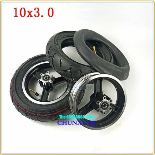 10x3.0 tire inner tube &alloy rims 10*3.0 inner outer tyre for Skateboard Electric Skate Board Avoid 10'' Electric scooter wheel