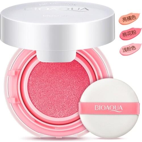 12g BIOAQUA Air Cushion Blush Concealer Moisturizing Brighten Skin Care Light Long Lasting Foundation Makeup