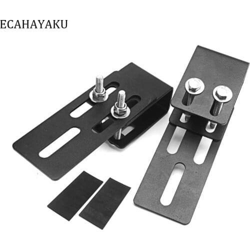 2piece Universal Car Durable Luggage Mounting Bracket Vehicle Spotlight Strip Light Stand Roof Bag Rack For SUV Off Road Vehicle