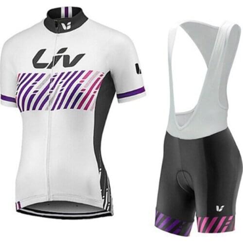 2021 LIV Road Bike Clothing BIB Gel Shorts Women Summer Cycling Jersey Set MTB Suit Female Bicycle Clothes Pro Uniform Kit Dress