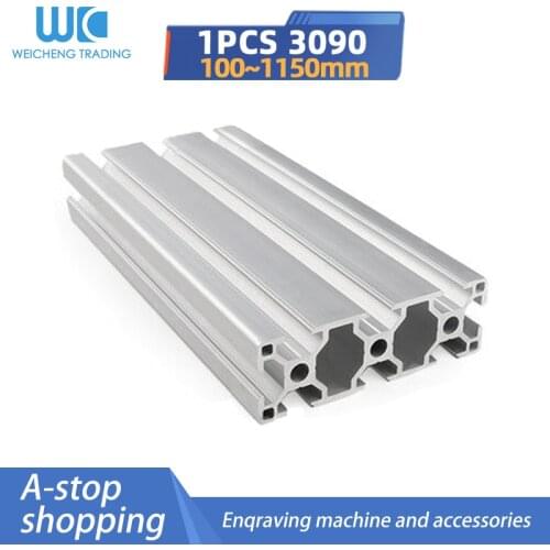 Hot sale 3090 100-1150mm Aluminum profile European standard industrial aluminum extrusion aluminum profile manufacturer 3090