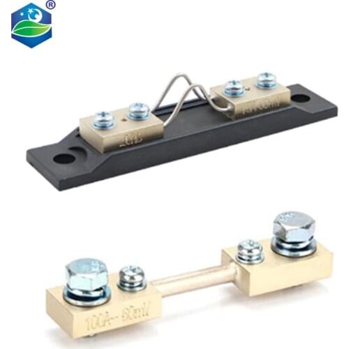 FL-2D DC SHUNTS 5A 10A 15A 50A 100A 200A 150A 60mV 100mV Current Resistor WIth Base For Current Measure