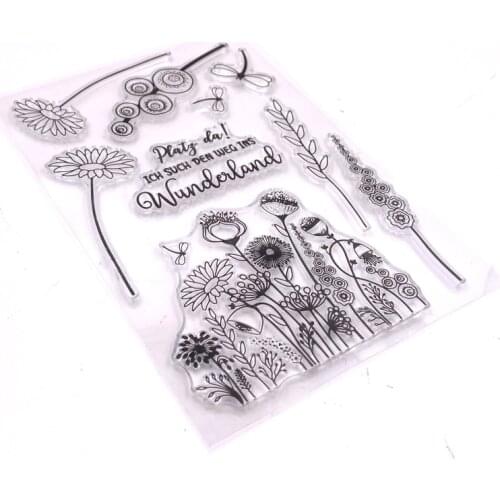 KLJUYP Wunderland Clear Stamps Scrapbook Paper Craft Clear stamp scrapbooking06094