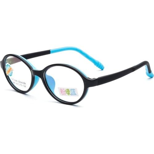 New Fashion Childrens Glasses Soft Silicone Comfortable Nasal Support Allergy Comfortable Tide Frame