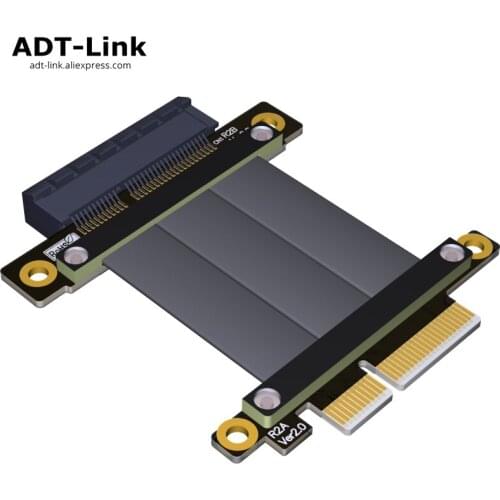 PCIe x4 3.0 extension cable extender Riser For Full signal connector PCI Express x4 Capture RAID SSD LAN USB cards extension