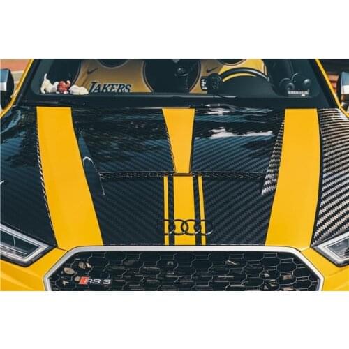 Suitable for Rs3 Audi Modified Takd Dry Front Side Skirt Leaf Plate Carbon Fiber Rear Lip Tail Aircraft Cover