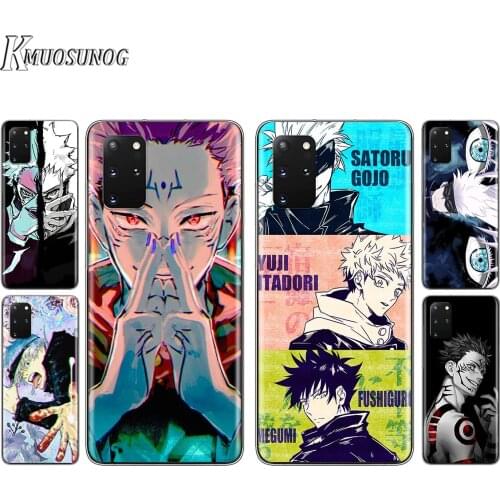 Cartoon Anime Jujutsu Kaisen For Samsung S20 FE A91 A81 A72 A71 A52 A51 A42 A41 A32 A31 A21 A12 Lite Transparent Phone Case