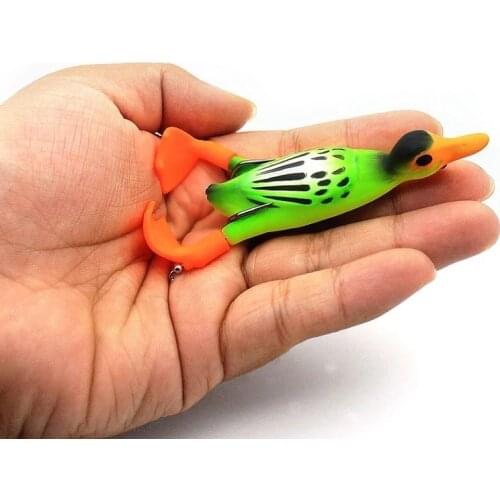 1pcs Whopper Popper Propeller Flipper Duck Fishing Lure Ducking Fishing Frog Lure 9.5cm 11.2g Artificial Bait Day Baits Bass