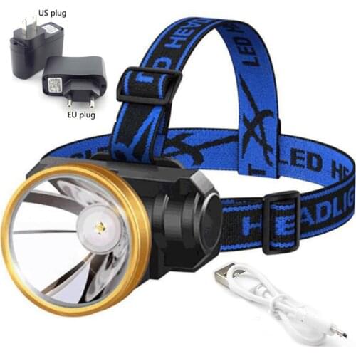 USB rechargeable LED Headlamp Headlight frontale Torches hoofdlamp Flashlight linterna cabeza head lamp Light for camping s1