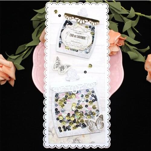 YPP CRAFT Candy jar Slimline Cutting Dies Stencils for DIY Scrapbooking Decorative Embossing Paper Card