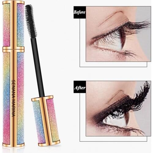 3D Mascara Makeup Lengthening Eyelash Extension Women Waterproof Fast Dry Long-wearing Lasting Mascara Big Eye Cosmetic