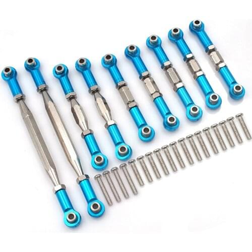 Wltoys RC Car Spare Parts 12428/12429 Pull Rod Kits 0018 Steering Rod 0019/1170/1171/1172/0022/0023 Pull Rod Kits Rear Arm