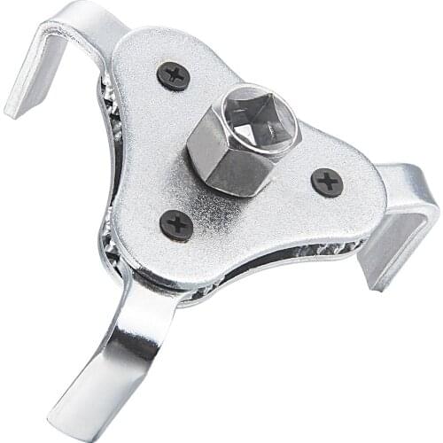 3 Jaw Universal Adjustable Oil Filter Wrench from 2-1/2 inch to 4.5 inch Oil Filter Wrench Tool Set