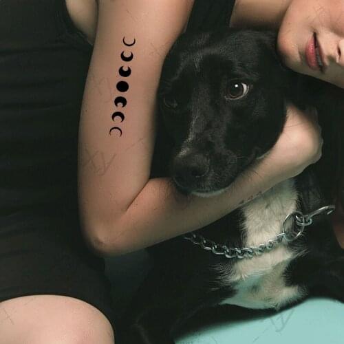 Waterproof Temporary Tatoo Stickers India Pattern Moon Sun Tattoo Tatuajes Hand Tatouage Body Flash FakeTattoo Sticker Taty