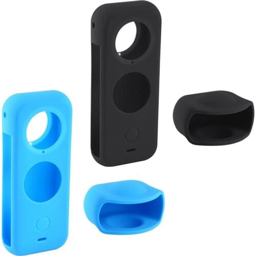 Lens Protective Cover Silicone Case For Insta360 ONE X2 Panorama Camera Lens Anti-scratch Wear-resistant Protective Accessories