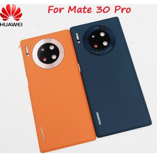 100% Original Huawei Mate 30 Pro Back Battery Cover Rear Panel Door Housing Case For Mate30 Pro Repair Parts & Camera Lens Frame