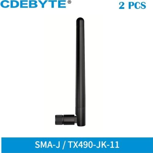 2pcs/lot 490MHz 2.5dBi Wifi Antenna High Gain Omnidirectional Rubber Antenna TX490-JK-11