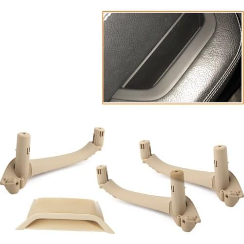 4Pcs/Set Car Interior Door Panel Handle Cover Door Pull Trim Bowl For BMW X3 F25 X4 F26 2011 2012 2013 2014 2015 2016 2017