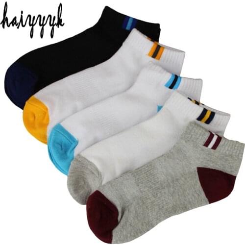 5 Pairs / Lot Ankle Socks Men Cotton Casual Mesh Socks For Men Thin Sock Short Slippers Meias Sox HZ00