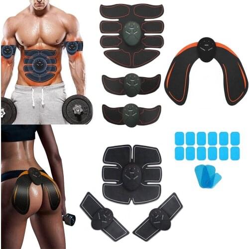 EMS Wireless Muscle Stimulator Smart Fitness ABS Hip Trainer Electric Abdominal Buttocks Body Building Fat Burning Slimming