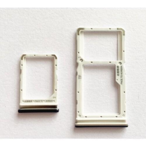 Dual Sim Tray Holder For Xiaomi Redmi Note8 Pro Note 8 Pro SIM Card Tray SD Slot Holder Adapter Socket