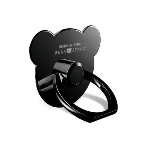 360 Degree Metal Bear Mobile Phone Holder Finger Ring Holder Universal Cool Phone Stand Supporte Celular for iPhone Xiaomi