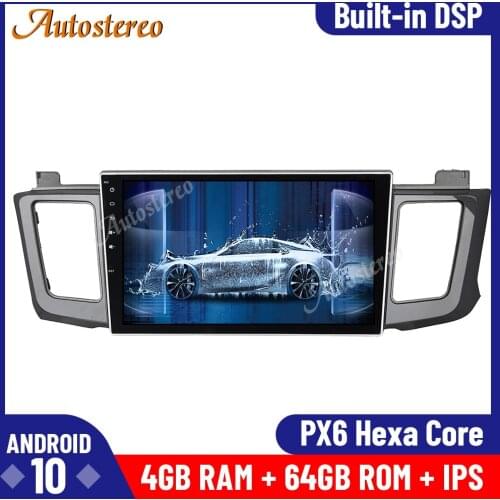 For Toyota RAV4 2012 2013 14-2018 Android 10.0 128GB Car GPS Navigation Car Multimedia Player Auto Radio Tape Recorder Headunit