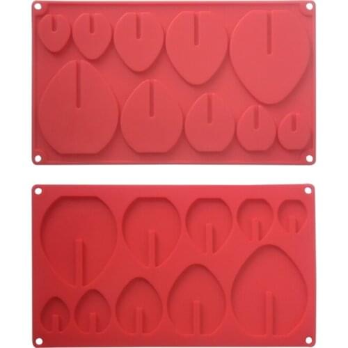 10 easter eggs chocolate mold cooking tools Silicone Mould Fondant Sugar Bow Craft Molds DIY Cake Decorating