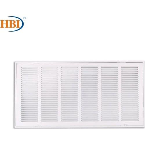 HBI W30" x H14" Steel Air Vent Filter Return Air Grille Vent Cover White Powder Coating with Frame Ceiling and Sidewall Cover