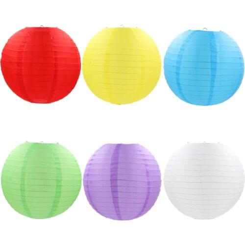 Chinoiserie decor Birthday Wedding Holiday Party Decoration DIY Crafts Round Cloth Lantern Outdoor Waterproof Supplies