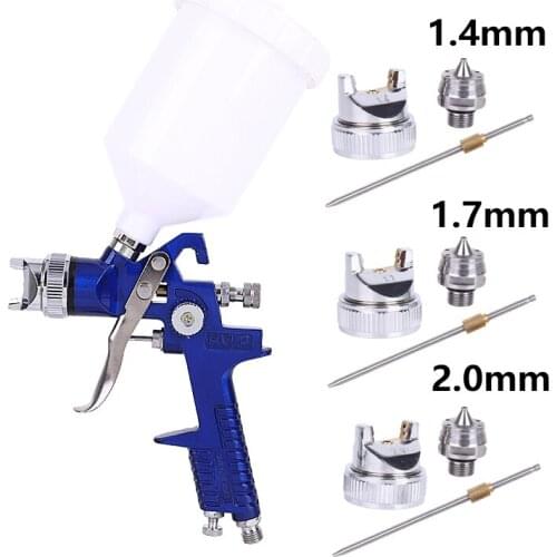 Spray Gun H827 Airbrush HVLP 1.4mm 1.7mm 2.0mm Paint Spray Gun Airbrush For Car Pneumatic Tool Kit High Atomization Painting Gun