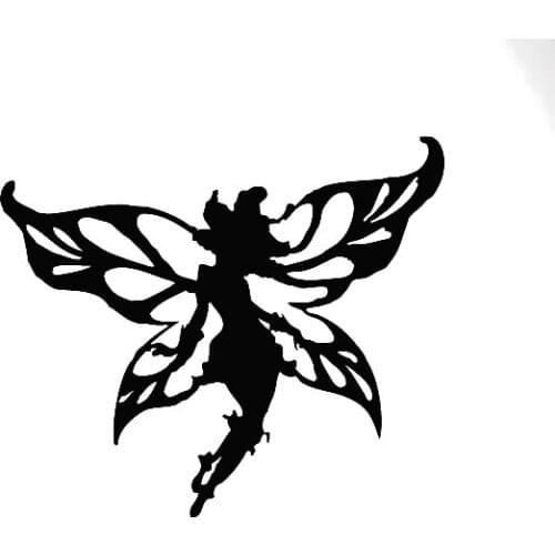 Winged Fairy Vinyl Car Decal Removable Window Decoration Girls Car Stickers Mural CZ06