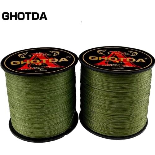 GHOTDA 4 Weaves Multifilament Fishing Line 300M 4 Strands Braided Fishing Line PE Line 10 12 18 28 35 40 50 60 80LB