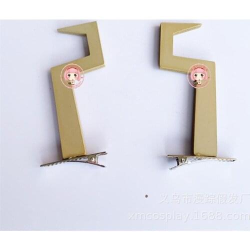 My Hero Academia Mina Ashido Cosplay Head Clip Headwear Cosplay Props Game Cos Accessories Hair Clip Halloween Christmas