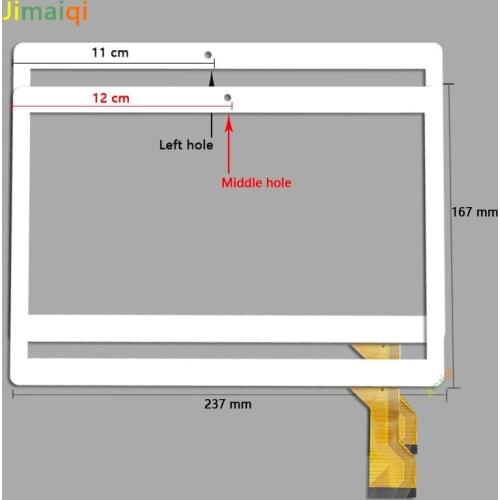 New For 10.1'' inch MJK-0643-V1 FPC Tablet Capacitive touch screen panel Digitizer Glass Sensor Replacement Part 237*167mm