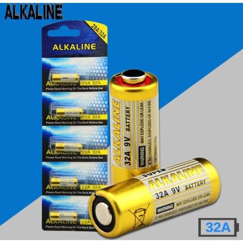 Free shipping high quality 29A 32A 9V L822 Alkaline battery Doorbell Alarm battery Remote Control Batteries 10pcs/lot