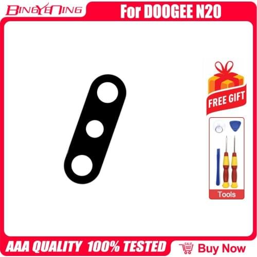 Rear Camera Glass Lens Battery Cover Glass For Doogee N20/Y9 Plus Cellphone