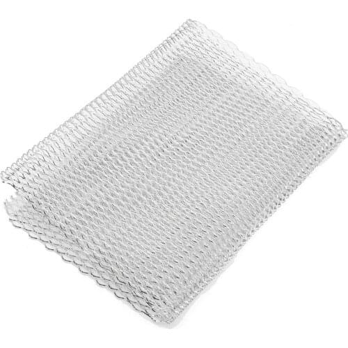 Universal 100 x 33cm Silver Aluminum Alloy Grille Net Mesh Grill Section For Car Auto