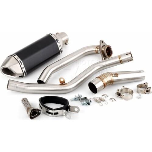 For Honda NC750X NC750S 2012-2020 / NC 750S NC 750X 12-20 Escape Slip-on Motorcycle Exhaust With Decat Pipe Head Link Pipe