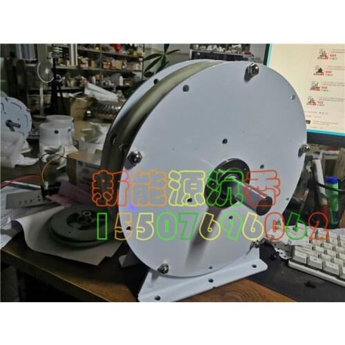 2000W High Power Disc Coreless Generator High Efficiency Permanent Magnet Low Speed Low Resistance