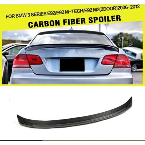 Carbon Fiber Racing Rear Spoiler Lip for BMW 3 Series E92 Coupe 2007-2013