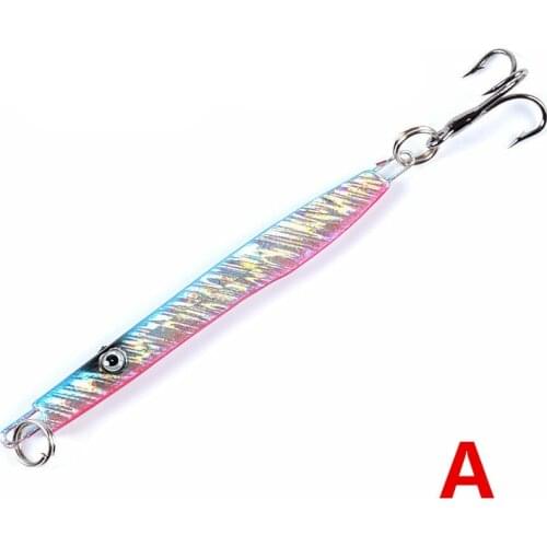 1PCS Fishing Metal Cast Jig Spoon Hard Bait57mm/10g Artificial Bait Wobbler Crankbait Jig Minnow Sequined Perch Fishing Tackle