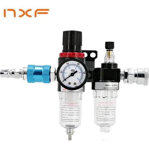 AFC2000 Oil Water Separator Regulator Trap Filter Airbrush Air Compressor Pressure Reducing 1/4